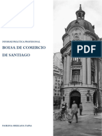 Informe Practica Profesional Arquitectura en La Bolsa de Comercio de Santiago