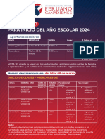 Instructivo para Inicio Del Año Escolar 2024