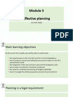Module 3 Effective Planning - ZIPAM
