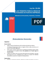 Ley 20.494 Agiliza trámites para el inicio de actividades de nuevas empresas  (2)