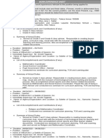 Cs Form No. 212 Attachment Work Experience Sheet 1 1