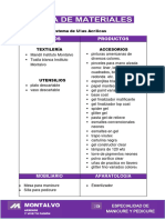 Lista de Materiales 501 ESPEC MYP 16.02.2023