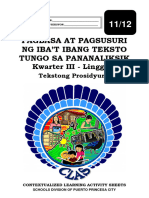 Core - Pagbasa at Pagsusuri - q3 - CLAS4 - Tekstong Prosidyural - v3 - MAJA JOREY DONGOR