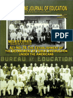 Milestones in Phil Education (Act No. 74)