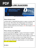 Broken Link Hijacking