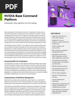 Nvidia DGX Base Command Platform Datasheet Us Web