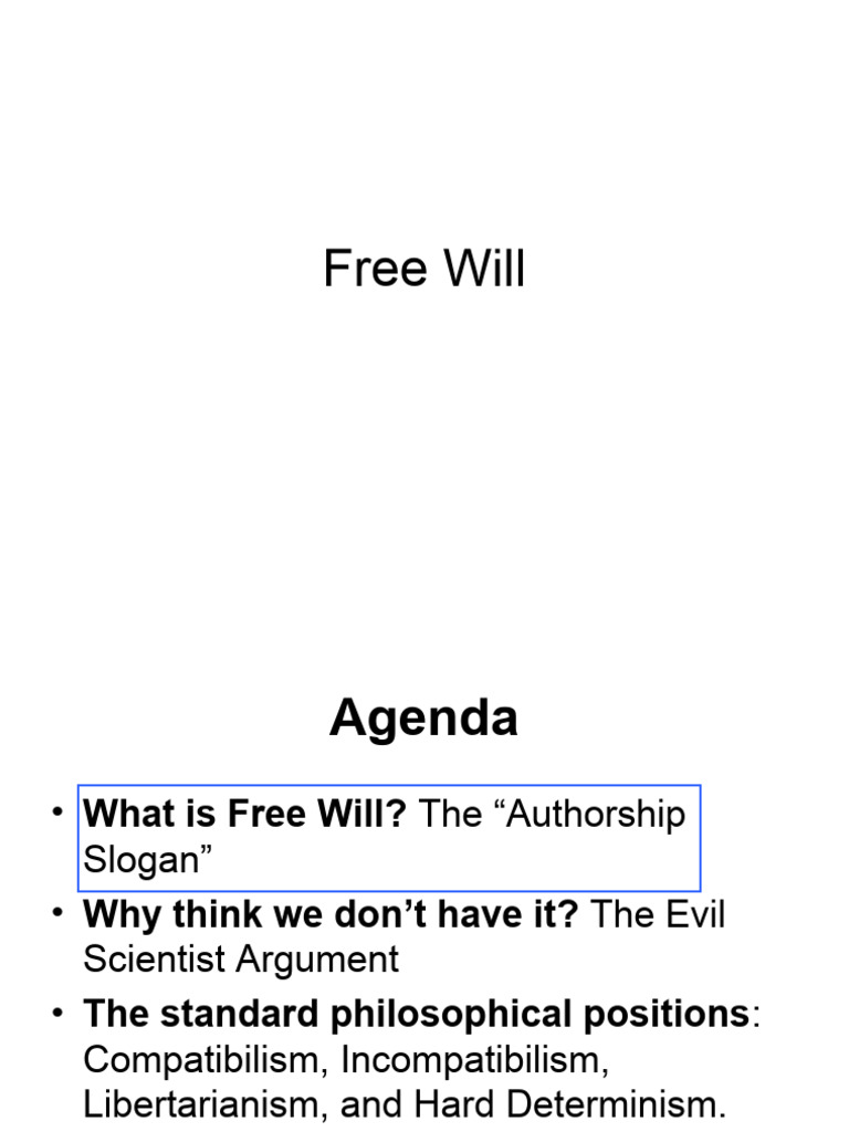 FreeWill Short | PDF | Free Will | David Hume