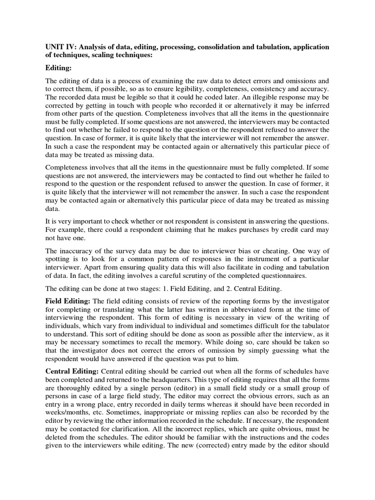 Unit iv cat download free pdf editing questionnaire