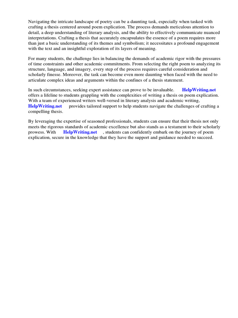 Poem explication thesis pdf poetry essays