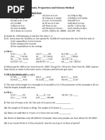 CBSE Class 6 Maths Ratio & Proportion Worksheet