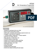 ST222 13A Plug in Kiln Temperature Programmer - Suitable Glass and Ceramics