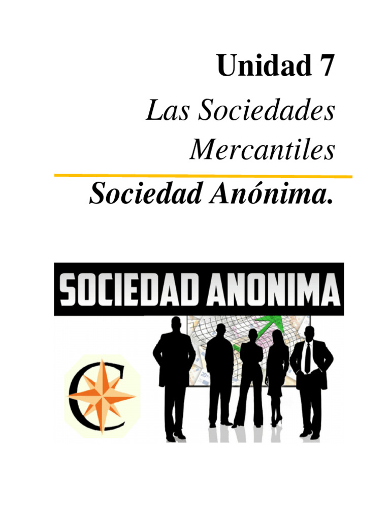 Derecho Mercantil Sociedades Mercantiles La Sociedad Anonima PDF