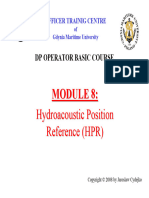 MODULE 8 - Hydroacoustic Position Reference (HPR)