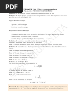 Handout 10 Electromagnetism