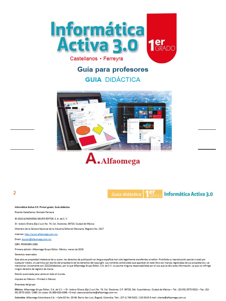 Guia Didactica Informatica Activa 3 Libro 1 | PDF | Archivo de ...