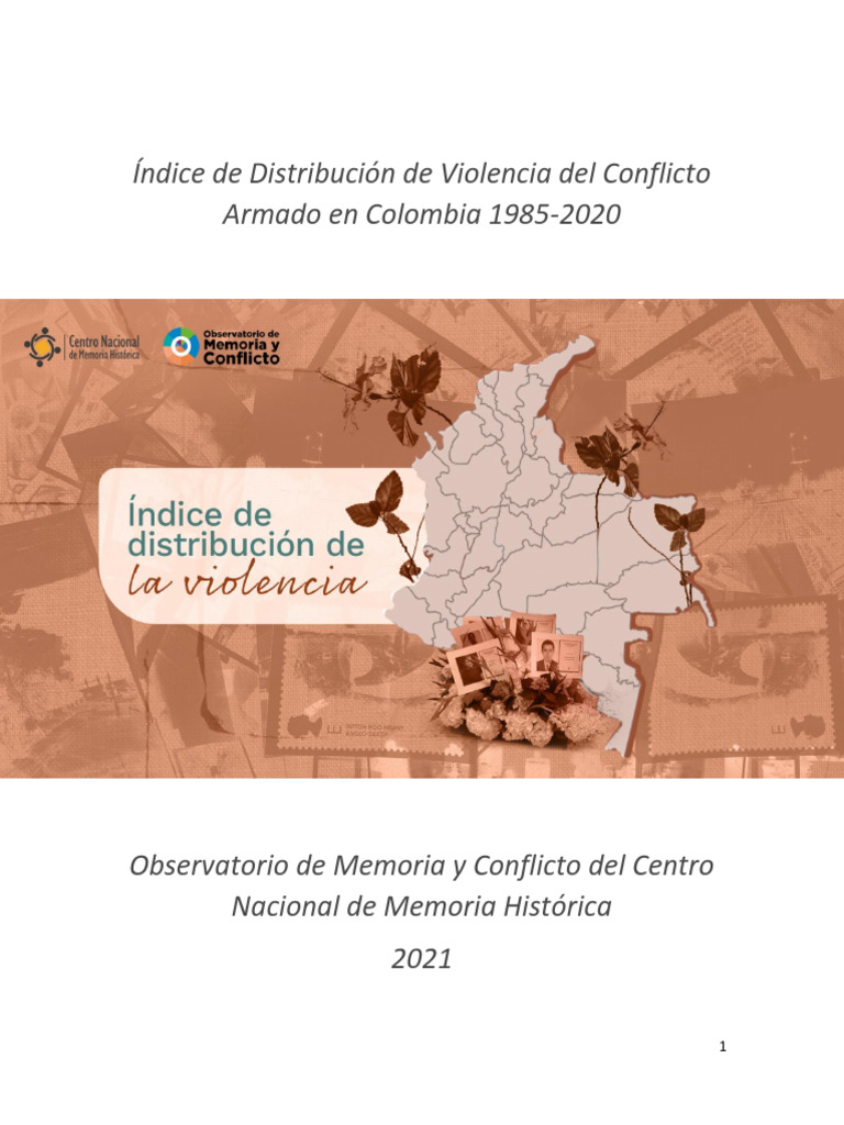 Índice de Violencia en Conflicto Colombiano | PDF | Violencia | Colombia