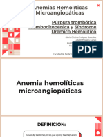 Anemias Microangiopáticas