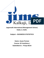 Aryan Purwar (70924588823) Business Stats Assignment