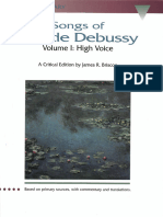 Debussy Songs (Hal Leonard, High)