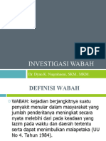 Pemastian Investigasi Wabah