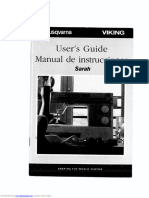 Husqvarna/Viking Sarah Sewing Machine Instruction Manual