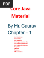 CoreJava Chapter 1