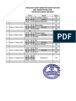 Jadwal Pas Genap 2024 Kelas Xii