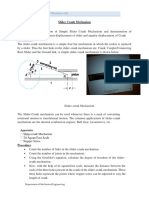 Slider Crank Mechanism