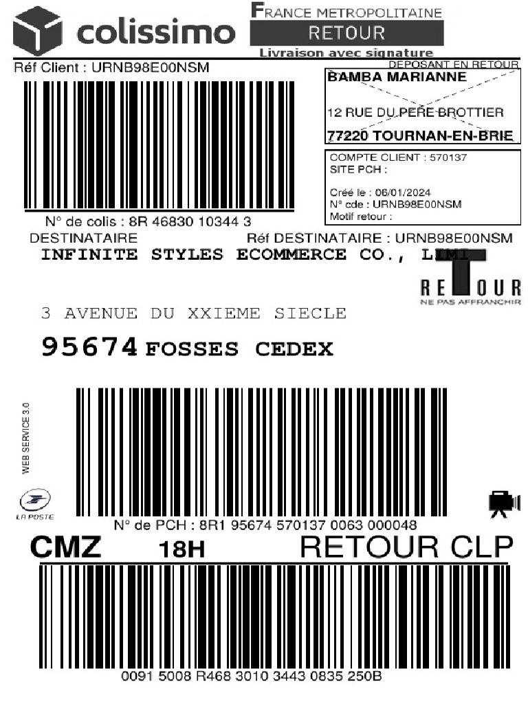 Colissimo | PDF