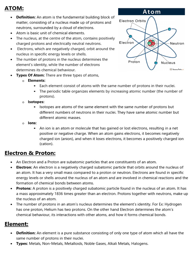 Basics_Electrical Notes PDF Transformer Atoms