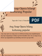 Ang Soap Opera Bilang Kulturang Popular