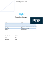 32.1 Light Cie - Igcse - Physics - Ext Theory QP