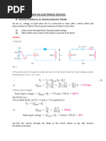 Practice Questions For Electronic Devices