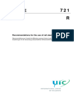 Uic Code: Recommendations For The Use of Rail Steel Grades