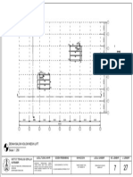 Denah Balok Kolom Mesin Lift Skala 1: 250
