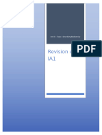 IA1 Revision Sheet
