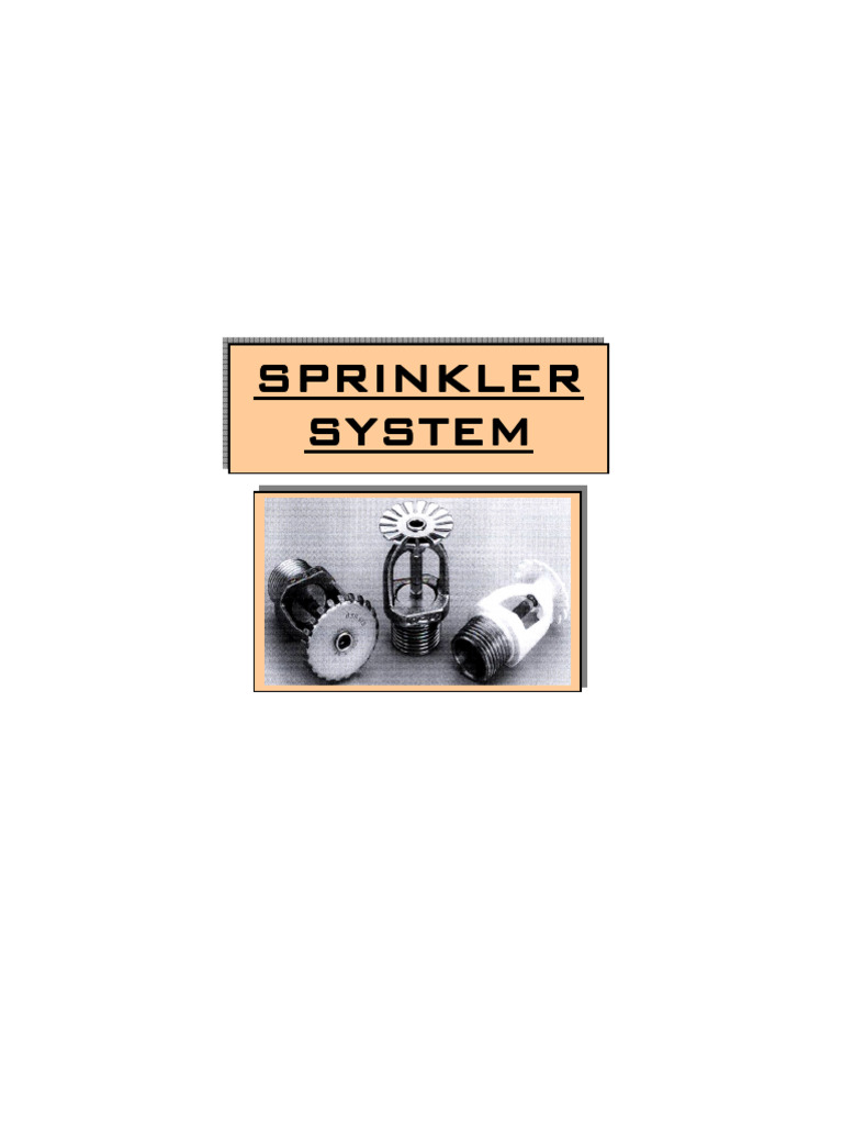 NFPA 13 Overview for Sprinkler Systems | PDF | Fire Sprinkler System ...