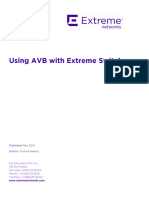 Using AVB With Extreme Switches