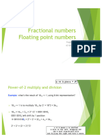 TP3 Fractional and Floating Point Numbers Solutions