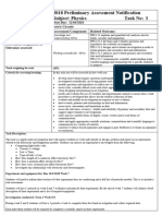 2018 Preliminary Physics Depth Study Notification