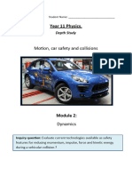 Yr11PHY - Depth Study Task