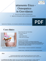 Caso Clinico Etico - Osteopatico