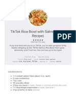 TikTok Rice Bowl With Salmon (Viral Recipe) - Get On My Plate