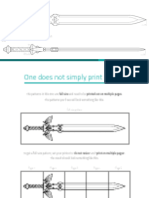 Zelda Mastersword Blueprint