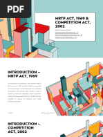 MRTP & Competition PPT (Team 1 Presentation PDF Format)