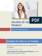 Calidad de Vida en El Trabajo