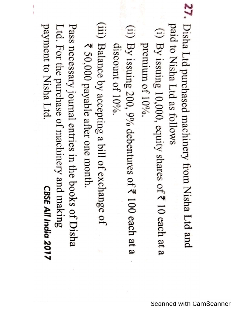 Debentures Revision Questions Pdf