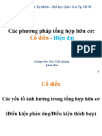 Các phương pháp tổng hợp hữu cơ: -: Hiện đại