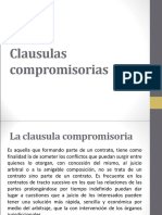 CLAUSULA COMPROMISORIA