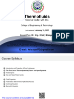 Thermofluids Ch2 FirstLawOfThermodynamics